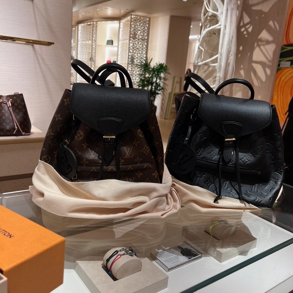 Louis Vuitton Monogram Montsouris PM Noir Backpack